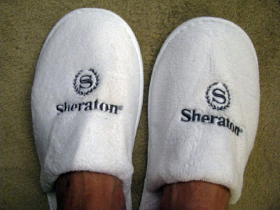 chinelos do Sheraton Porto Hotel e Spa