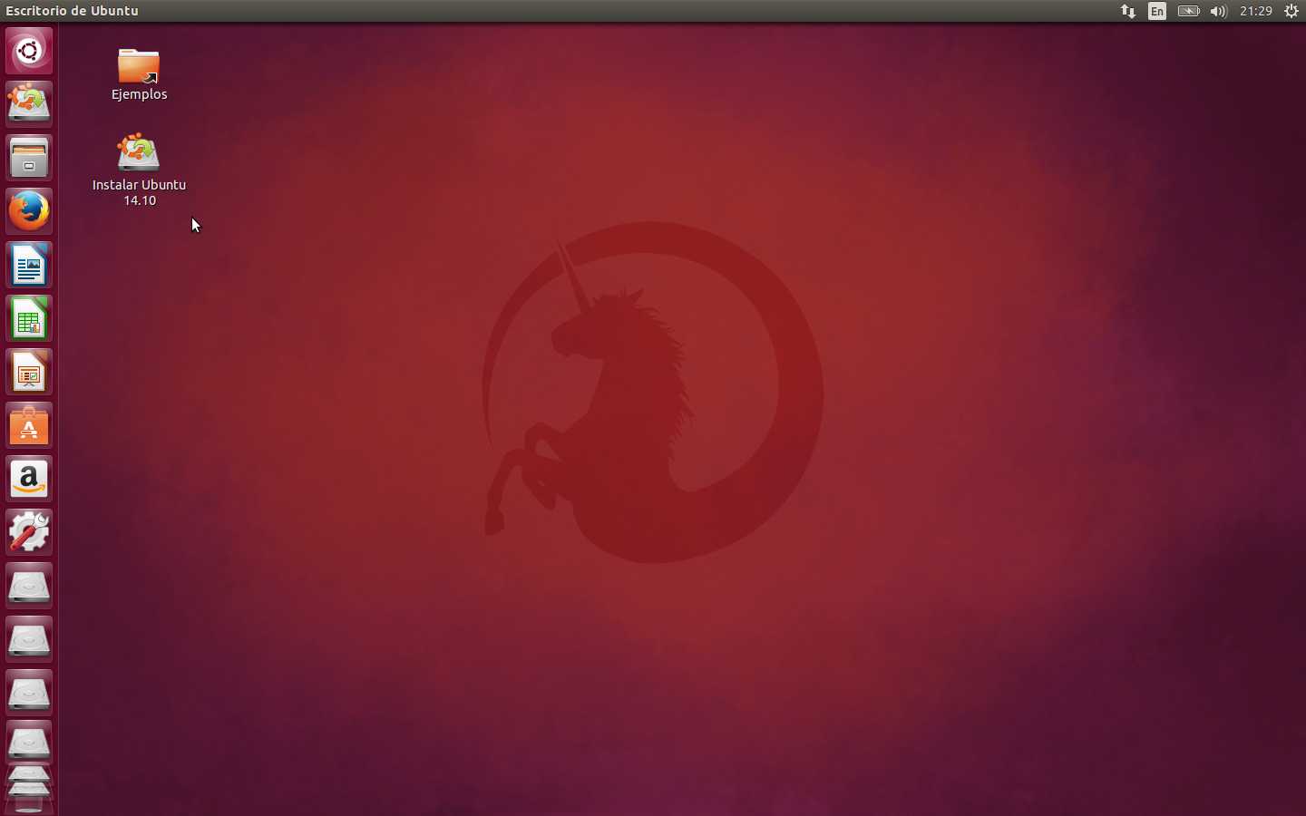 Escritorio Ubuntu 14.10