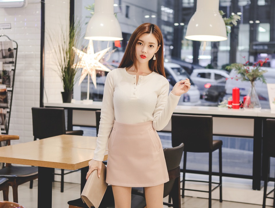 Korean model - Hyemi - 3 set Casual Indoor - 191218 - TruePic.net