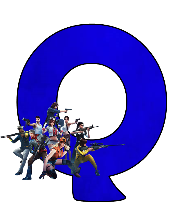 Kits imprimibles gratis : Abecedario free fire