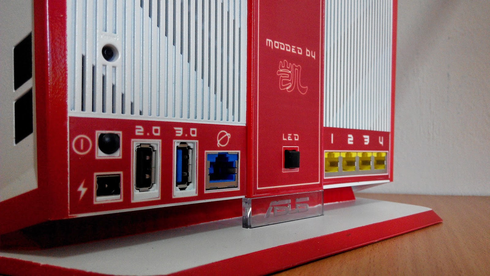 [Project Siren] Custom Aesthetic ROG Mod on the ASUS RT-AC68U Router ...