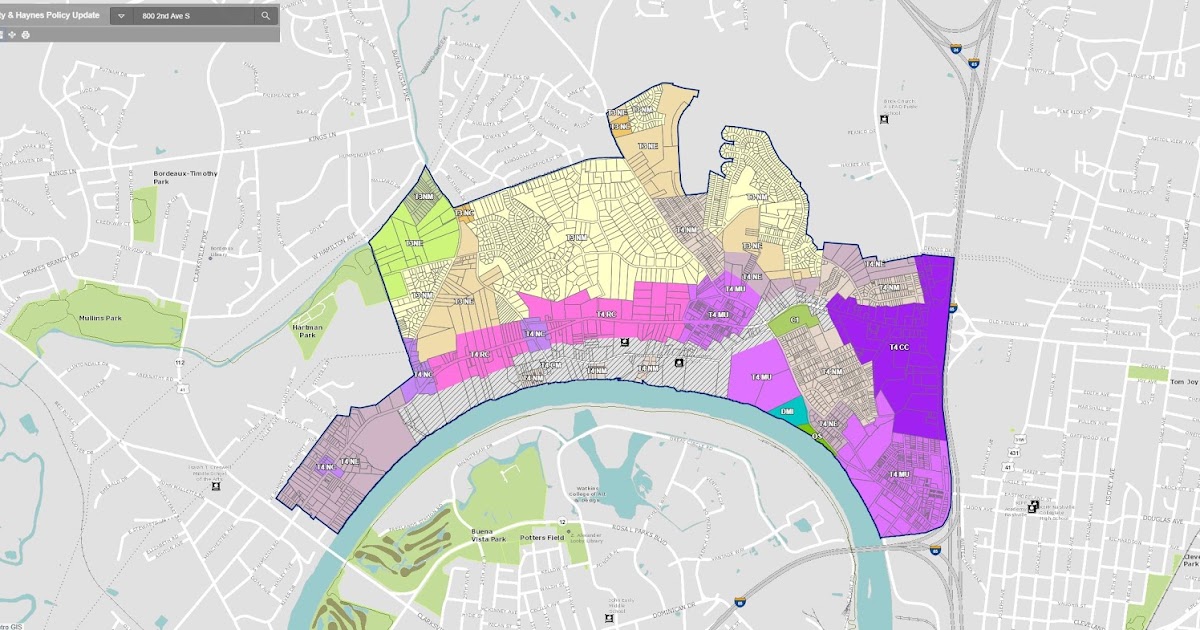 Policy Vs. Zoning West Trinity Map
