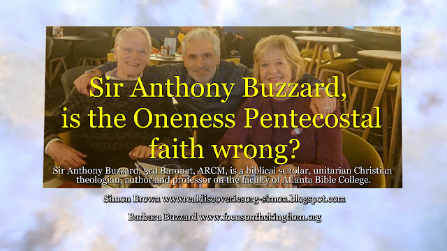 Real Discoveries Blogger. My meeting with Sir Anthony Buzzard and his