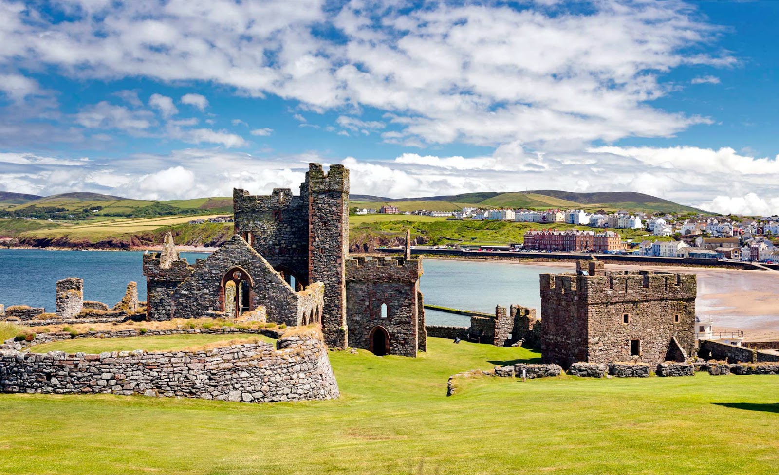 Peel Castle on St. Patrick’s Isle, Isle of Man