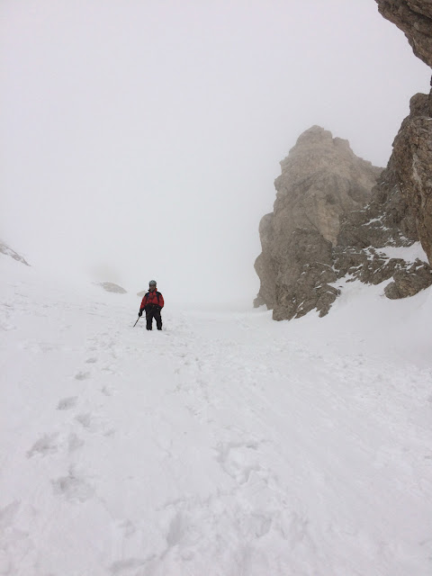 Canalone Bissolati, Corno Grande