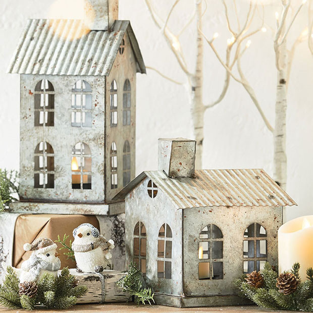4 the love of wood 12 MINI CHRISTMAS HOUSE DISPLAYS for the holidays
