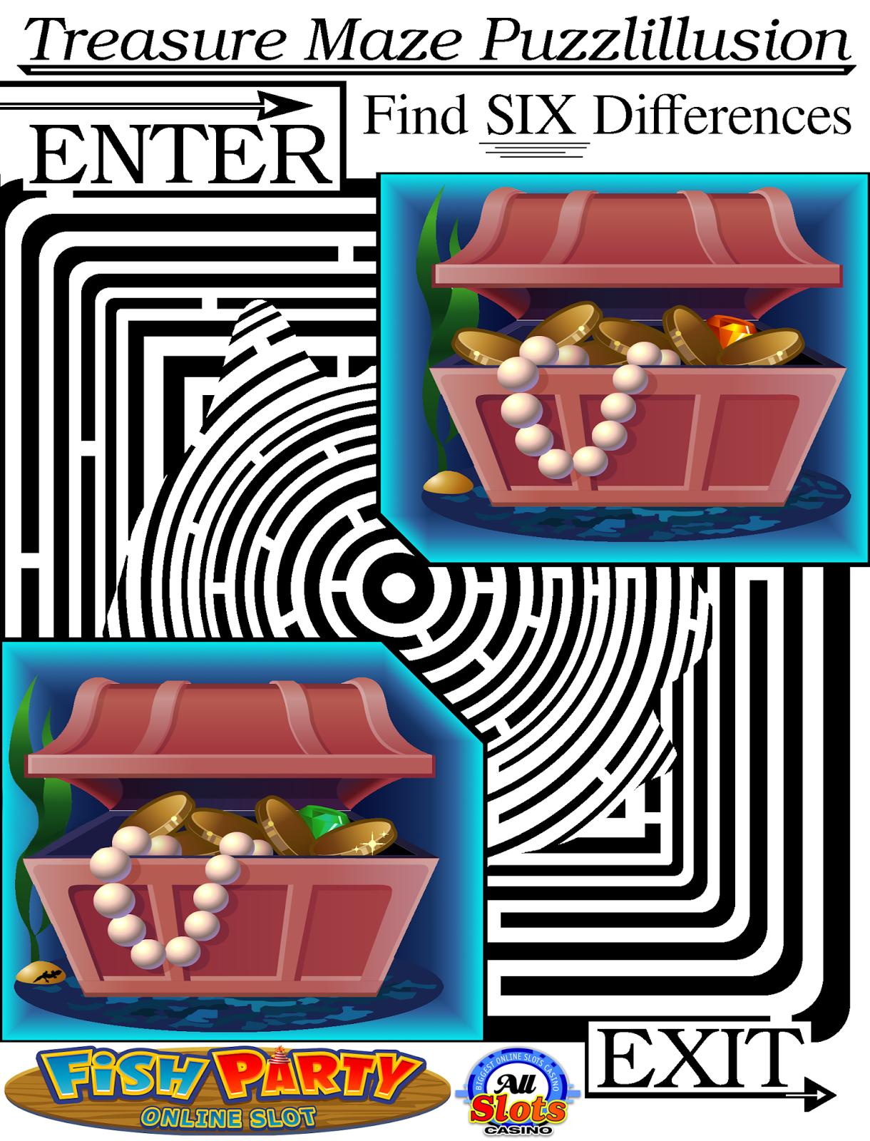 Dreamy Mazes Treasure Chest Maze Puzzlillusion