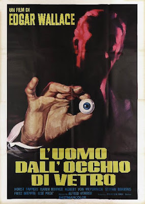 The Man With the Glass Eye Italian film poster