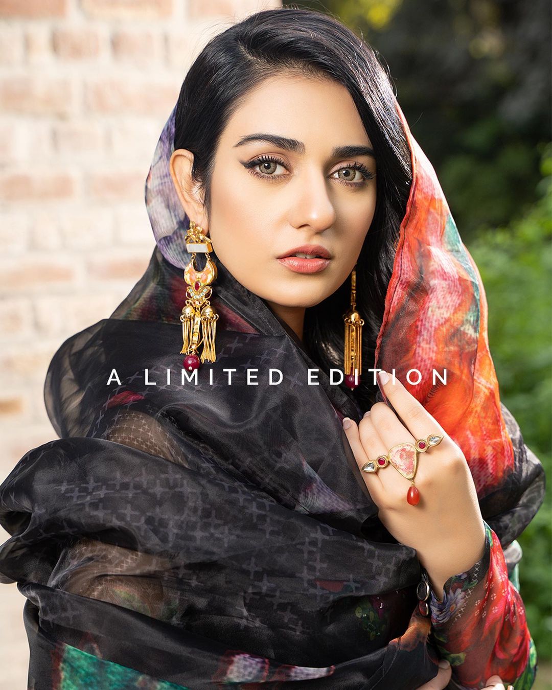 Sara Khan Features In Lulusar Luxury Eid Collection