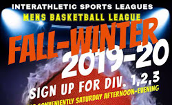 ISL Announces Fall/Winter 2019-20 Age 18+ Men's Basketball League Details