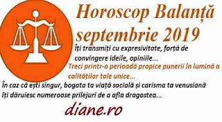 Horoscop septembrie 2019 Balanță 