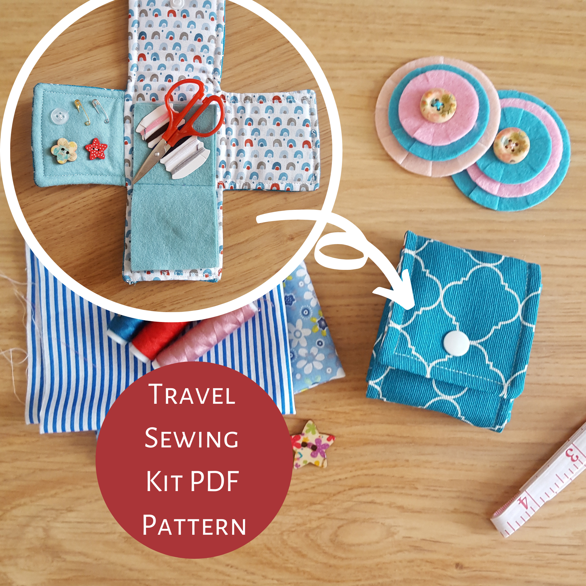 pattern for travel sewing kit