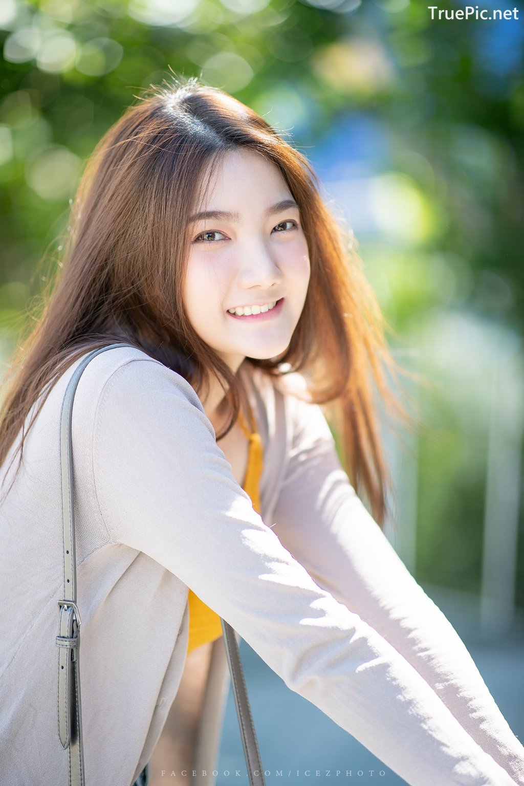 Image-Thailand-Cute-Model-Creammy-Chanama-Beautiful-Angel-In-Flower-Garden-TruePic.net- Picture-36