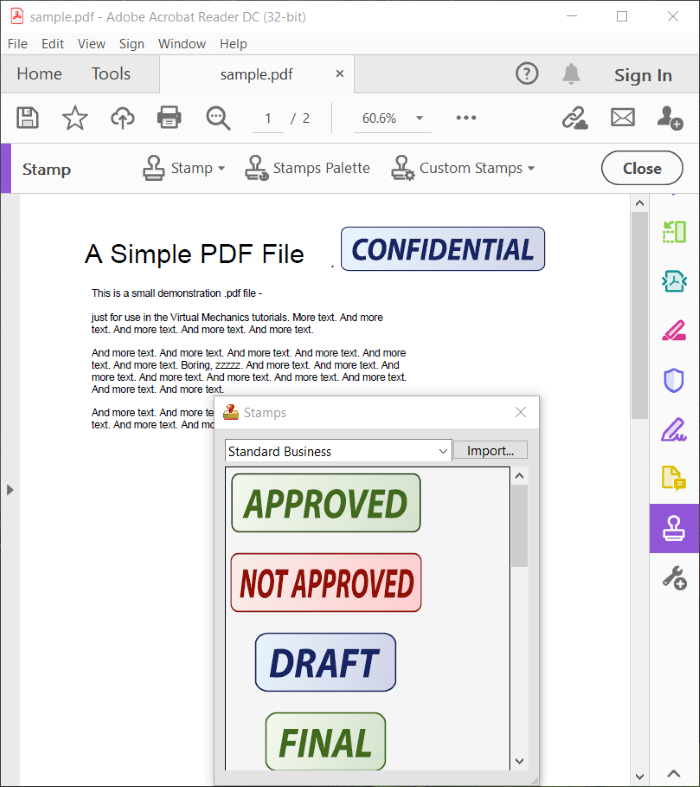 Программное обеспечение PDF Stamp Creator