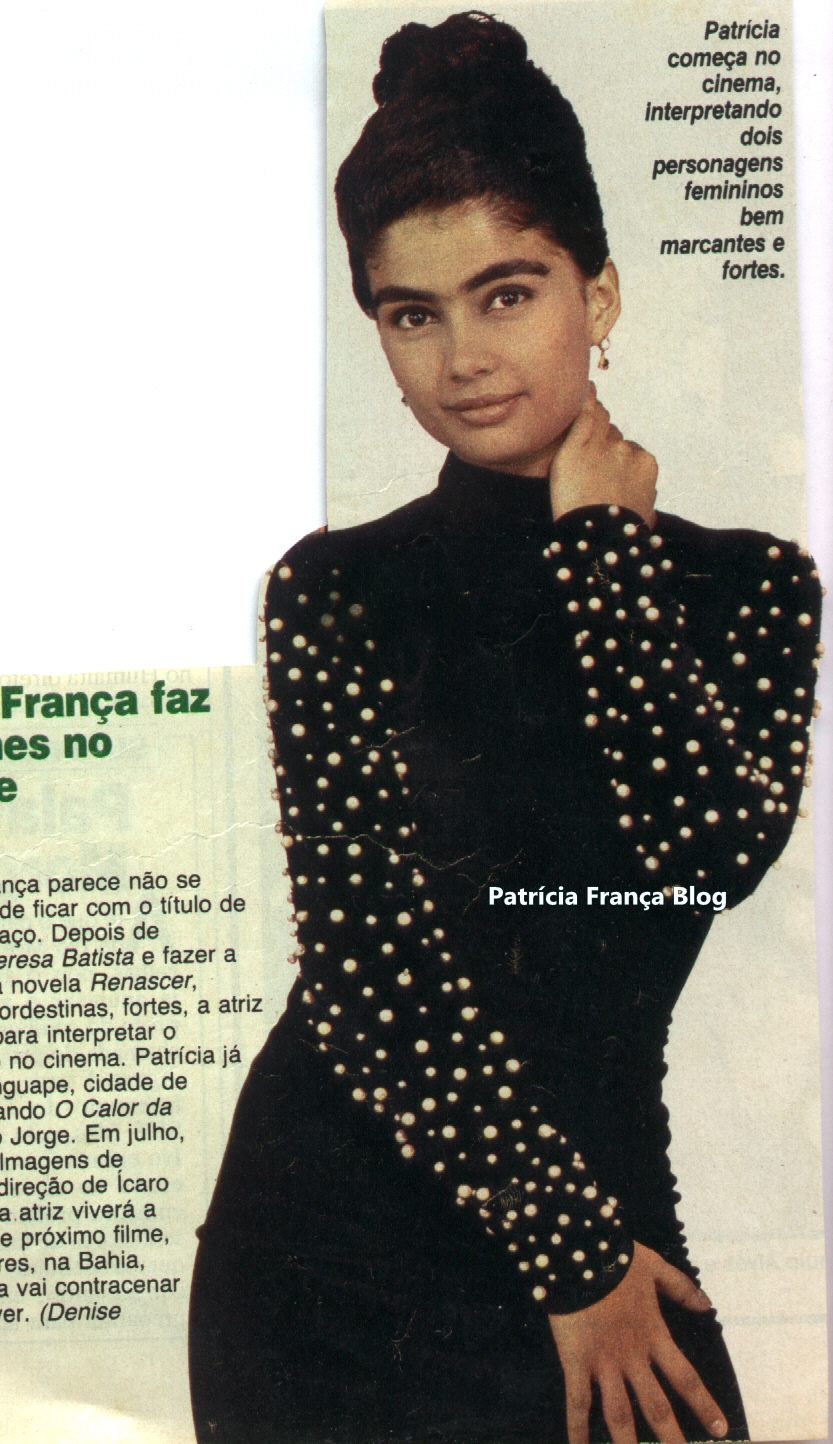 Patrícia França Patrícia França começa no cinema,interpretando dois