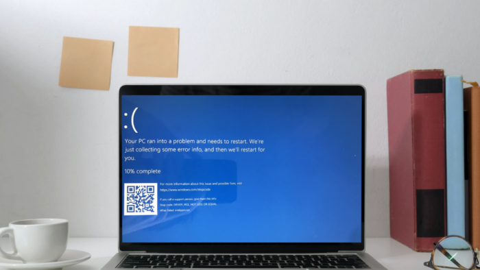 Erreur d'écran bleu sur Windows 10