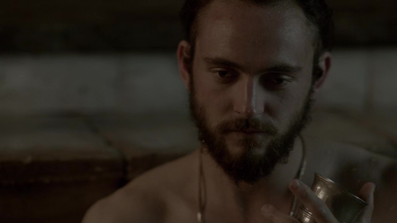 George Blagden nude in Vikings 3-03 "Warrior's Fate.