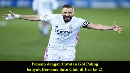 Pemain dengan Catatan Gol Paling banyak Bersama Satu Club di Era ke-21