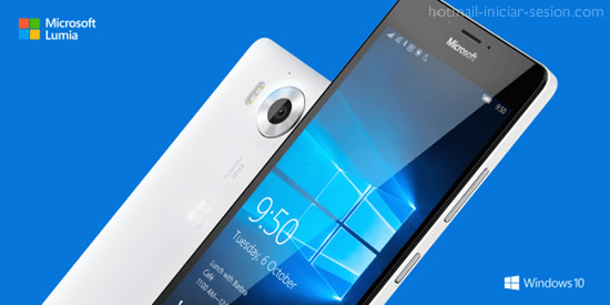 Lumia 950 iniciar sesion hotmail