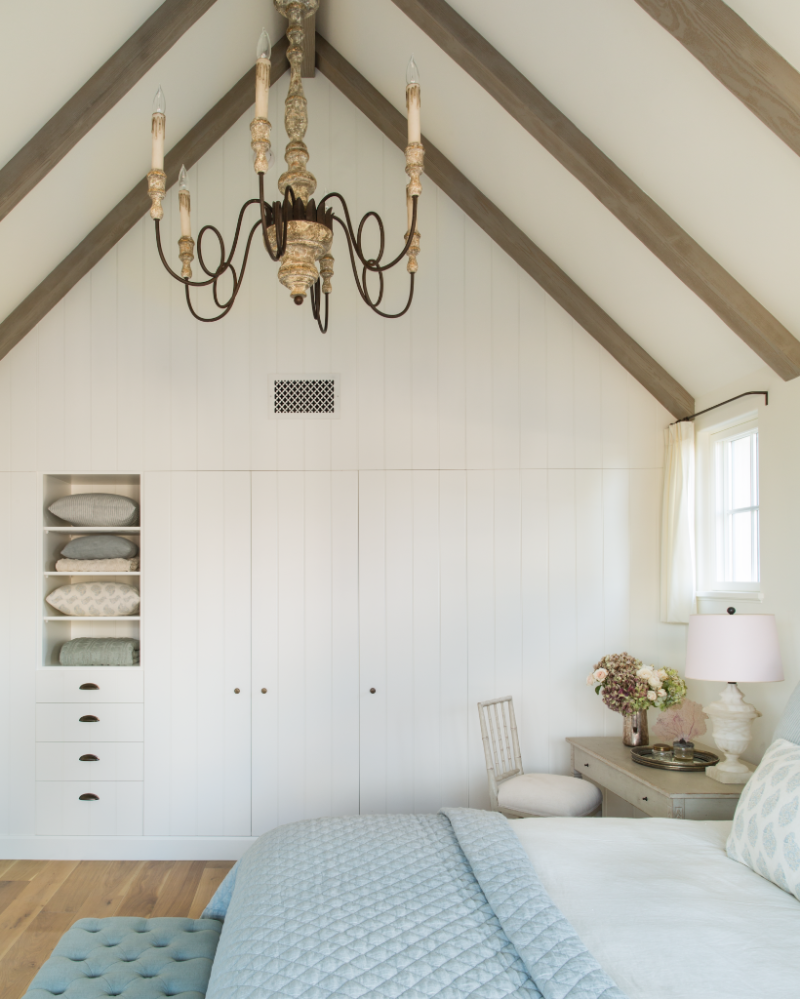 Décor Inspiration: A French Normandy Style Beach House in San Diego by Giannetti Home