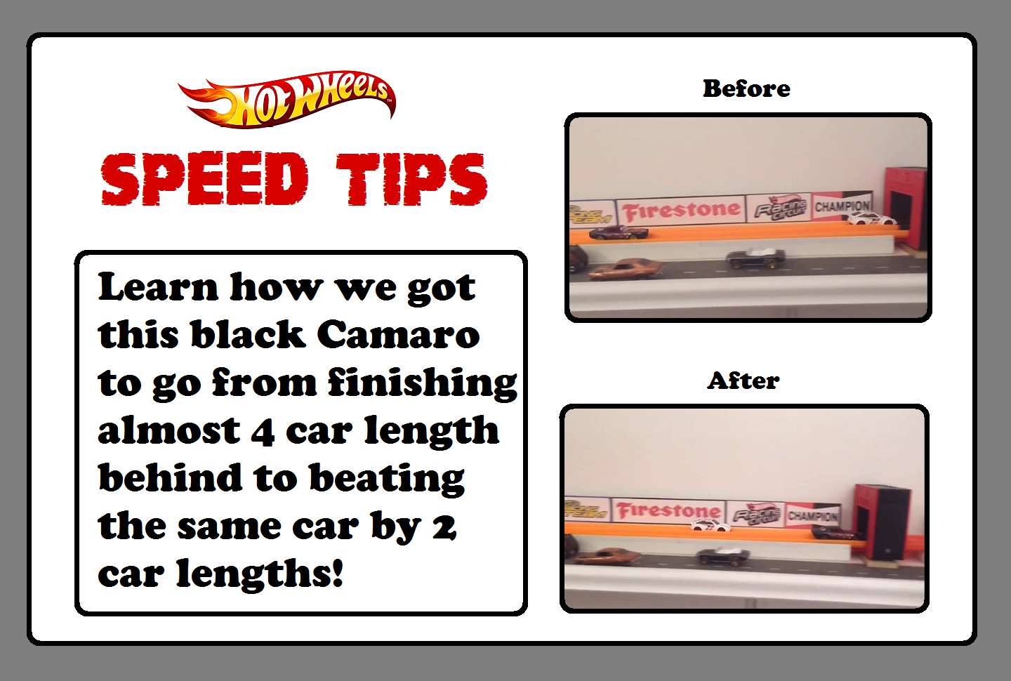 hot wheels track tips