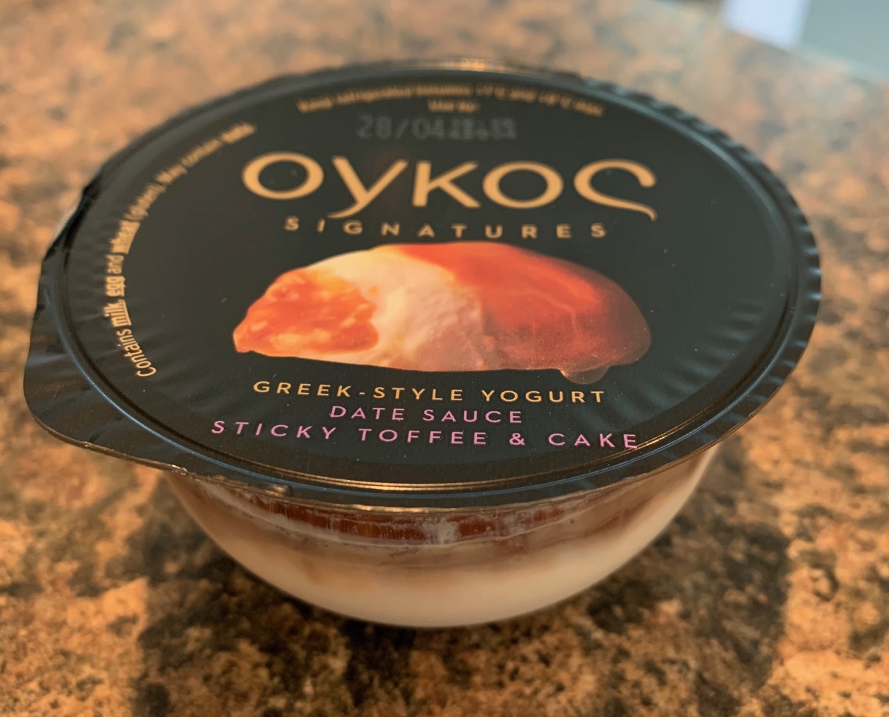 FOODSTUFF FINDS Oykos Yoghurt Date Sauce, Sticky Toffee and Cake