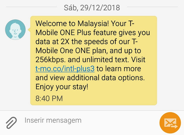 Chip de celular para usar internet na Malásia