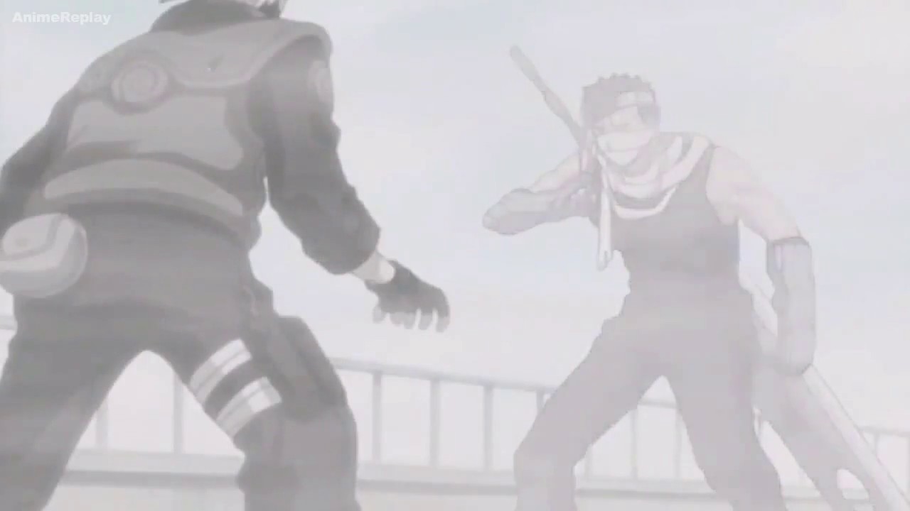 Kakashi vs Zabuza bridge fight zabuza returns Episodes AMVtion