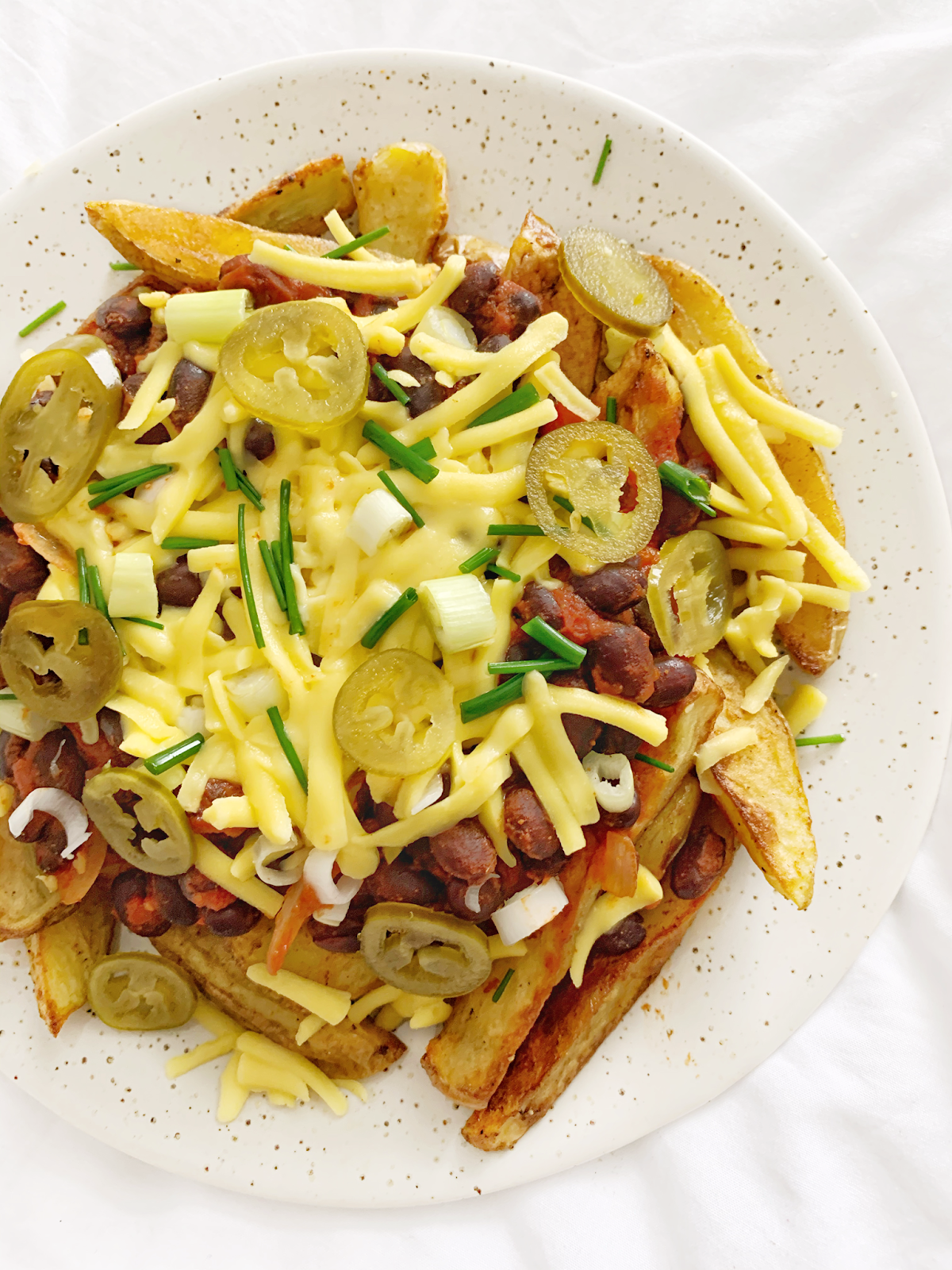 The Best Vegan Chilli Cheese Fries Shannon Michelle
