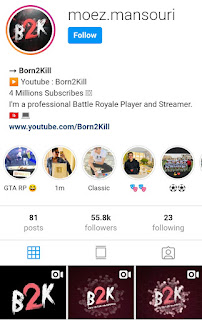 B2K Instagram Profile, B2K Social Media
