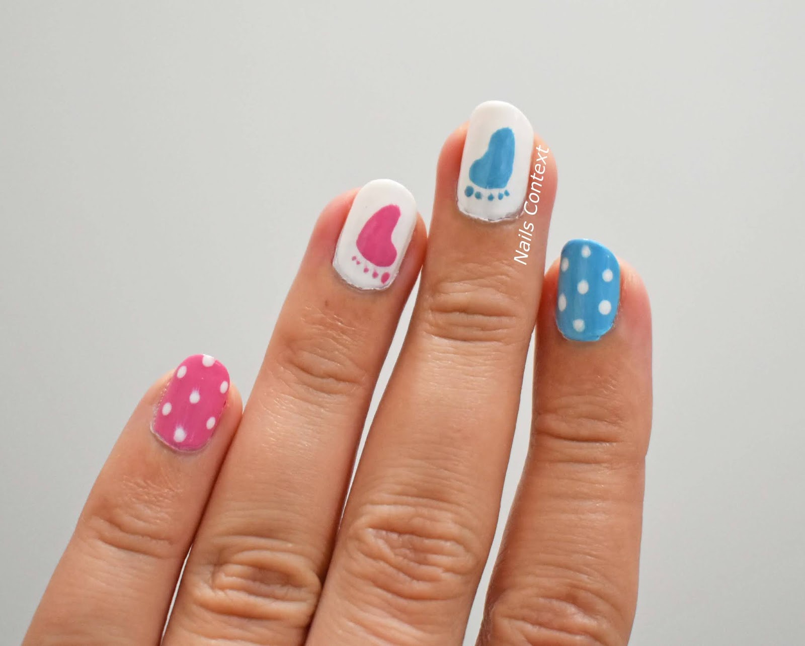 Gender Reveal Acrylic Nails - wide 10