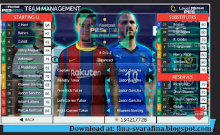 Select Player FTS 21 MOD PES 2021 FULL EUROPA & UEFA NATION LEAGUE NEW TRANSFER