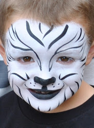 tiger face painting zoo diego san paints painted halloween seconds makeup lifeisjustsodaily animal boy trip ii daily boys