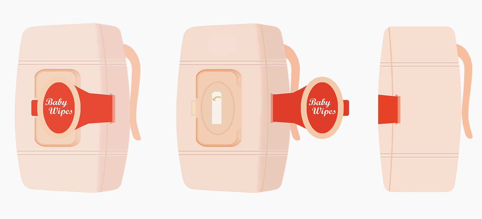 Travel WetWipes Case / Portable Wipe TAYRA Technology & Innovation