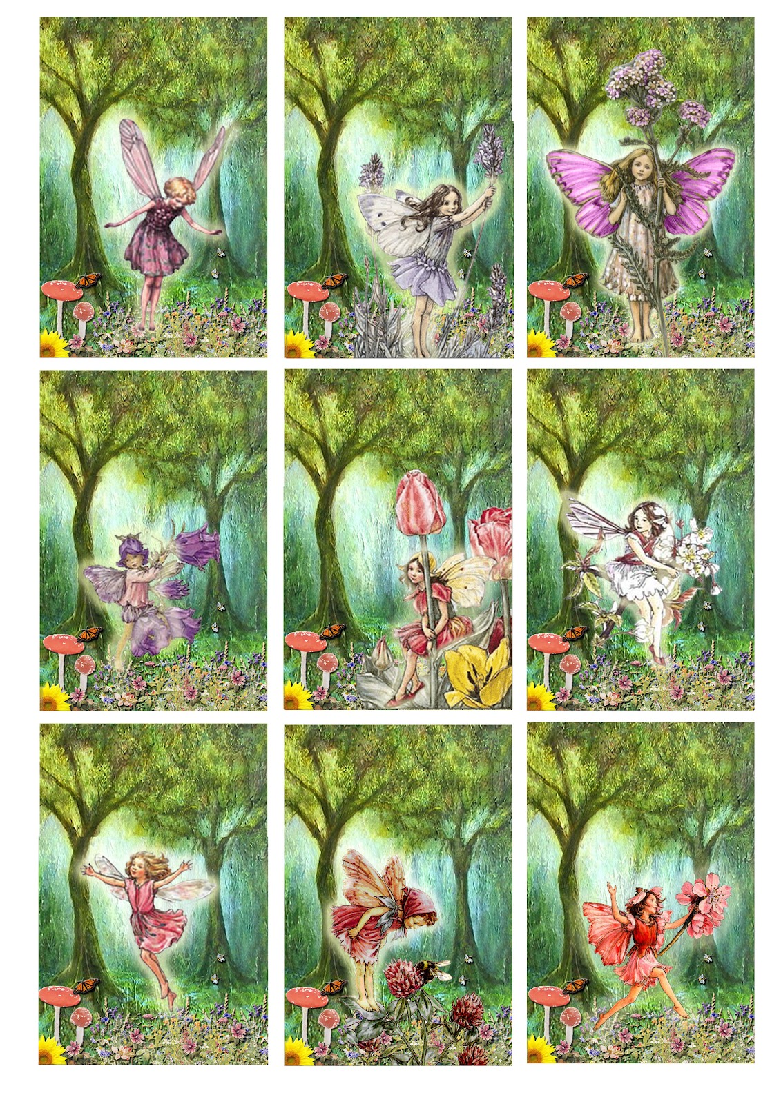 24 Free Printable Fairies : Free Coloring Pages