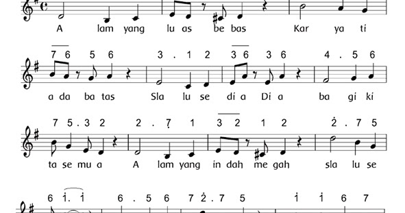 Inspirasi 28 Lirik Lagu Sungguh Indah Alam Negeriku Inspirasi 28 Lirik Lagu Sungguh Indah Alam Negeriku