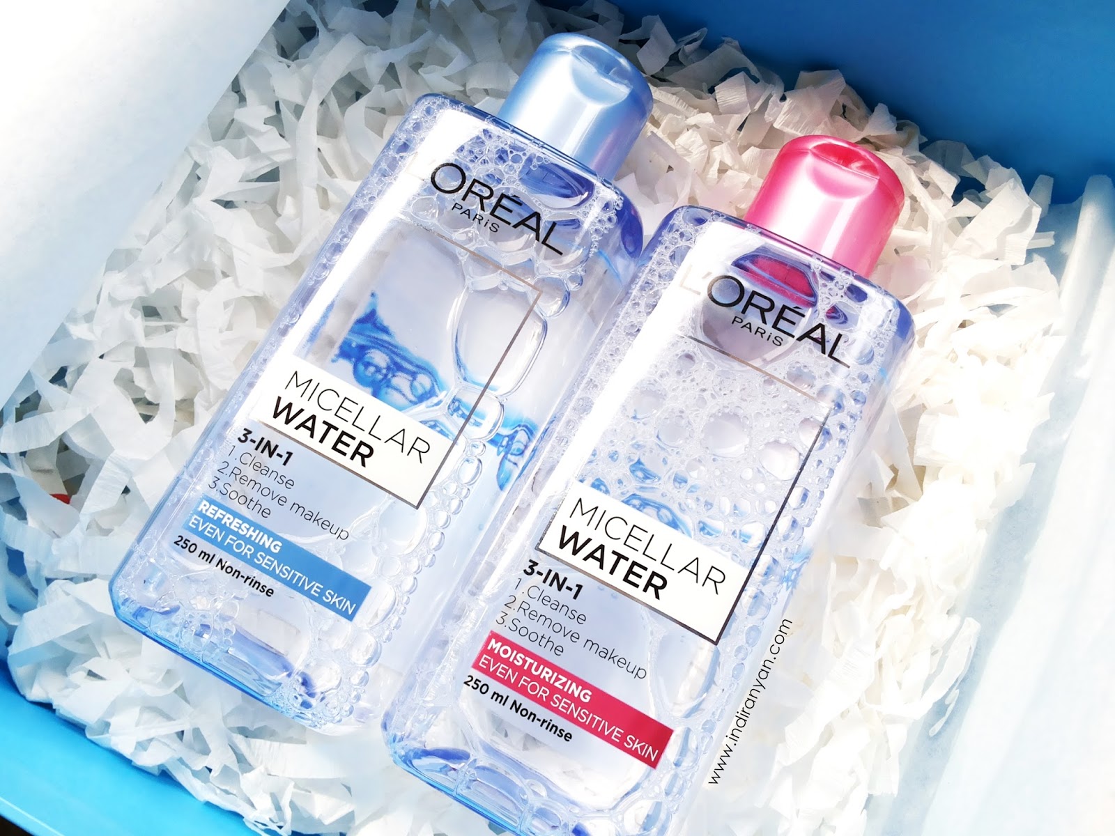 loreal-micellar-water-review, loreal-micellar-water-packaging, loreal-micellar-water-harga