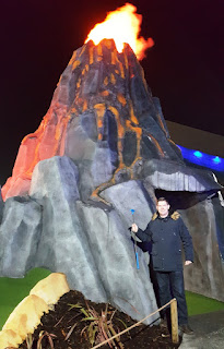 Dino Falls Adventure Golf Volcano course at the Trafford Golf Centre Dino Falls Adventure Golf Volcano course at the Trafford Golf Centre