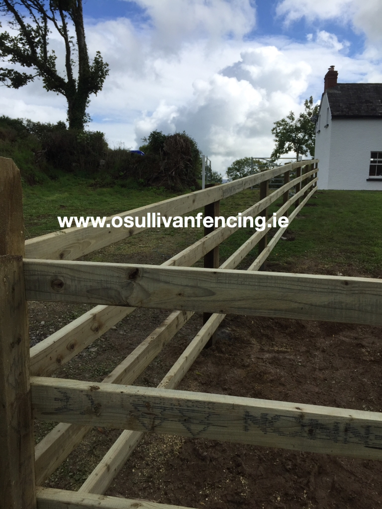 James O' Sullivan Fencing Garden fence