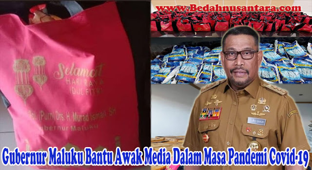Gubernur Maluku Bantu Awak Media Dalam Masa Pandemi Covid-19 1 Murad%2Bsembako