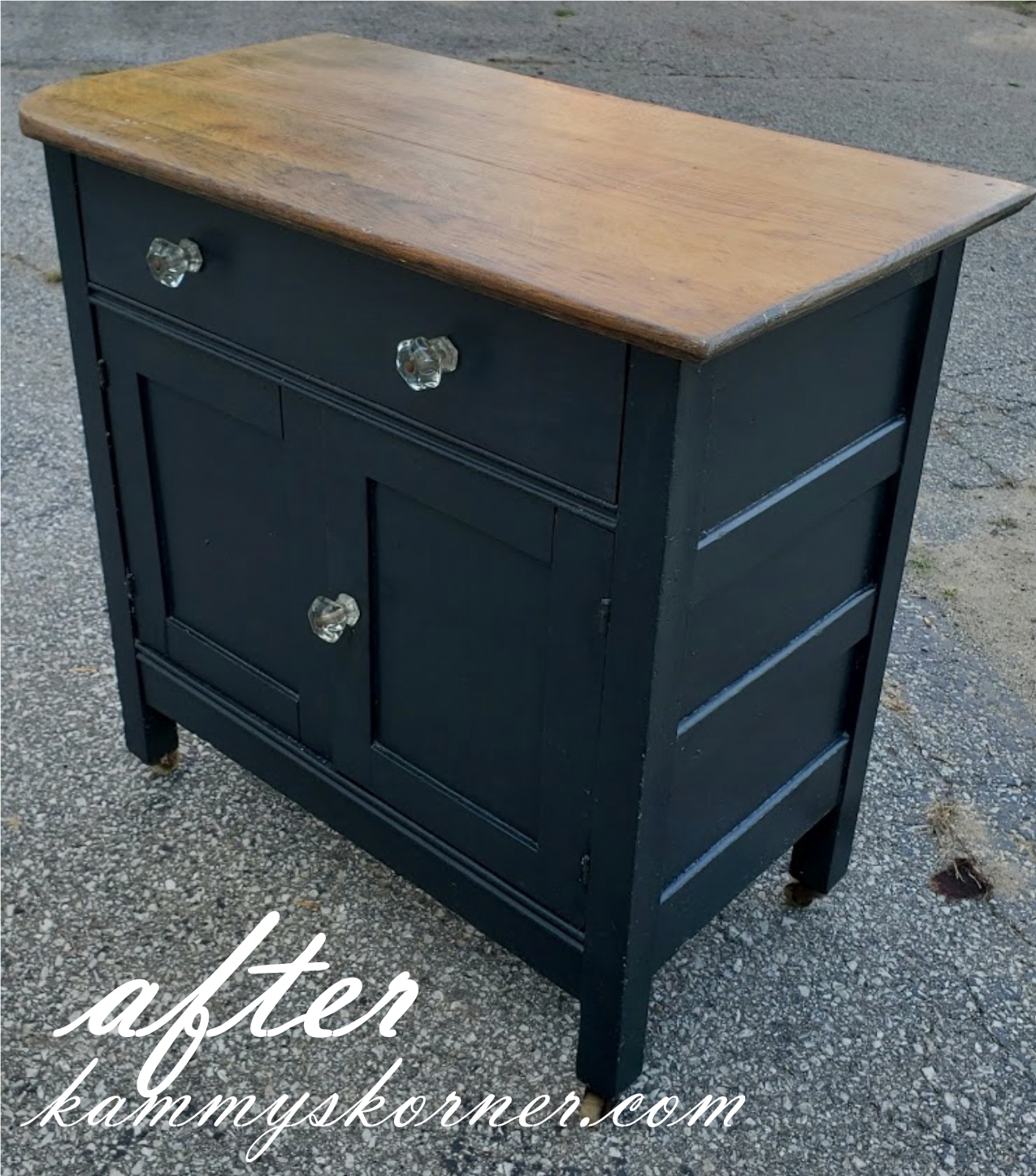 Kammy's Korner Using Plastic Wrap To Help Strip Furniture Paint