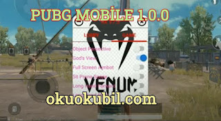 Pubg Mobile 1.0.0 Venom Hack v7.5 Shooter Vırtual Menu Çalışan ESP Hilesi Apk 2020