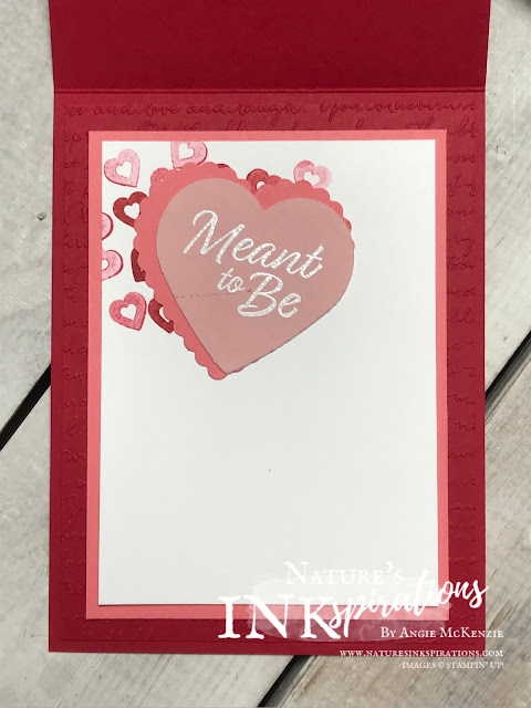 By Angie McKenzie for JOSTTT013 Design Team Inspirations; Click READ or VISIT to go to my blog for details! Featuring the Heartfelt Bundle from the 2020 January-June Mini Catalog and the Meant to Be stamp set from the 2019-20 Annual Catalog; #stampinup #valentinecards #hearts #generationstamping #heartpunchpack  #heartfeltstampset #meanttobestampset #josttt013 #polkadottulleribbon 