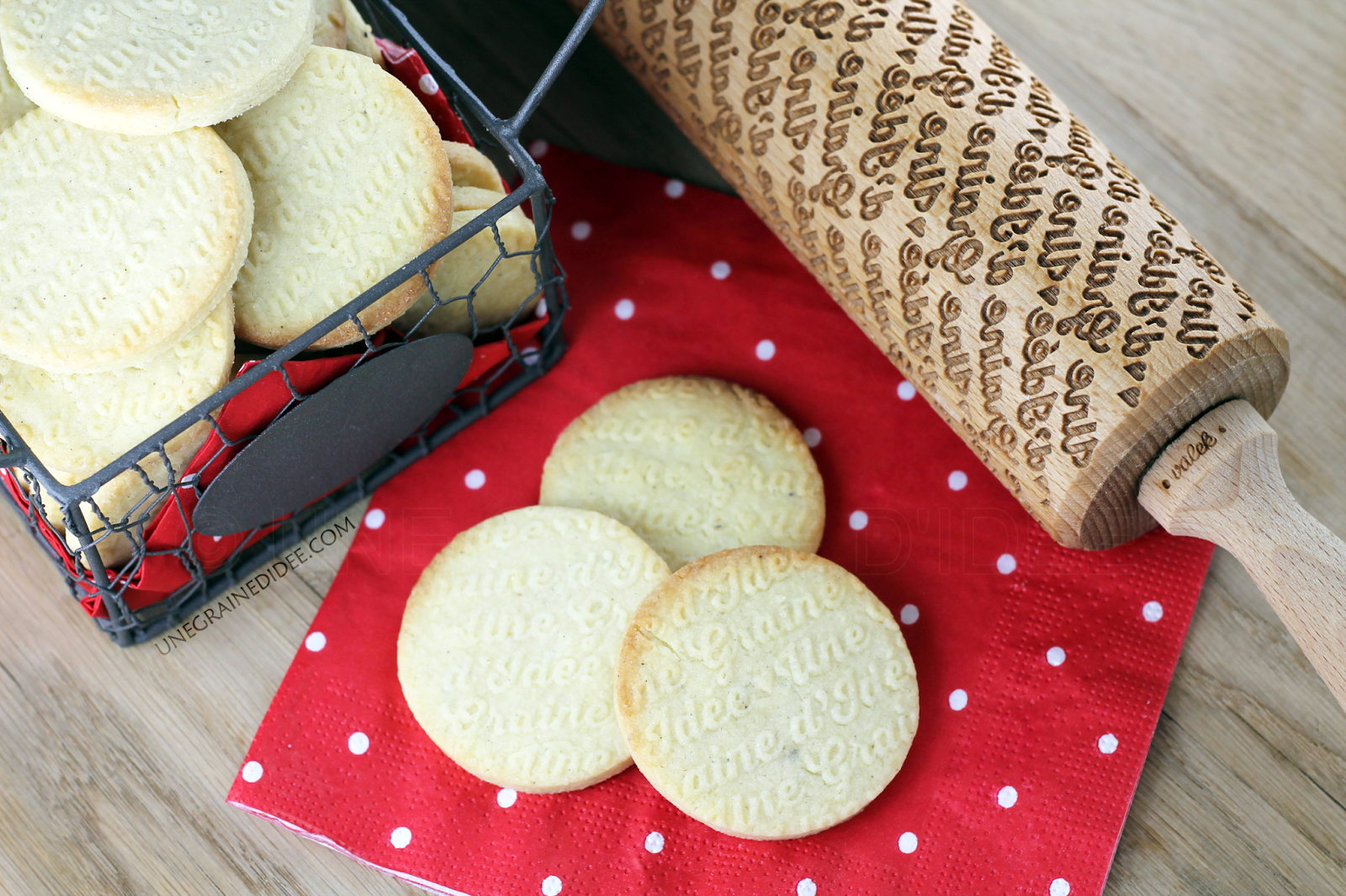 Sablés Vanille Cannelle au Valek Rolling Pins Une Graine d'Idée