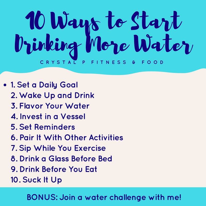 12 Simple Ways to Drink More Water
