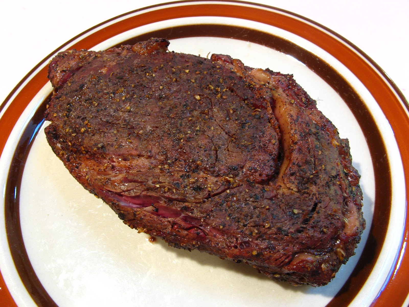 Duck Soup Easy Mesquite Grilled Two Pepper Boneless Beef Rib Eye Steak