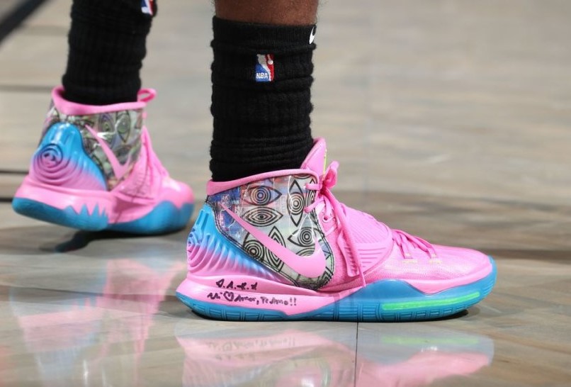 kyrie wearing kyrie 6