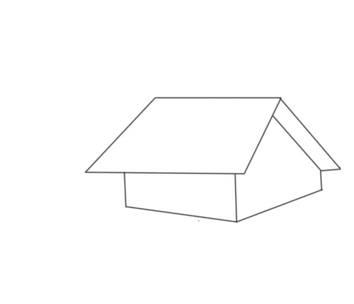 House drawing for kids easy step by step house drawing easy with colour