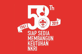 log hut pramuka ke 58 tahun 2019