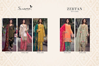 Serene Zebtan Pakistani Suits catalog